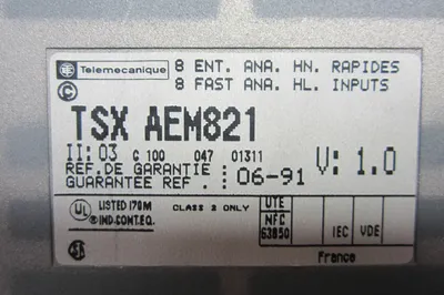 TELEMECANIQUE TSX-AEM-821 INPUT MODULE TSXAEM821