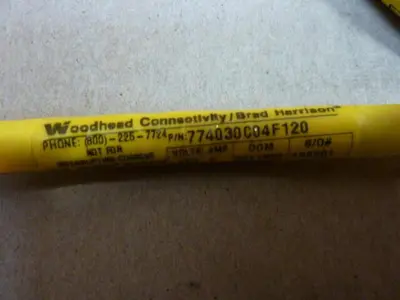 New | in-Stock BRAD HARRISON / WOODHEAD 774030C04F120 Cable & Wire Michigan US | Ideal Machinery #884091