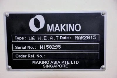 2015 MAKINO U6 H.E.A.T ELECTRIC DISCHARGE MACHINES, WIRE, N/C & CNC | Machinery Network (6)