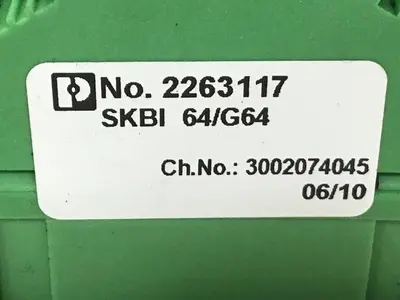 USED PHOENIX CONTACT SKBI64/G64