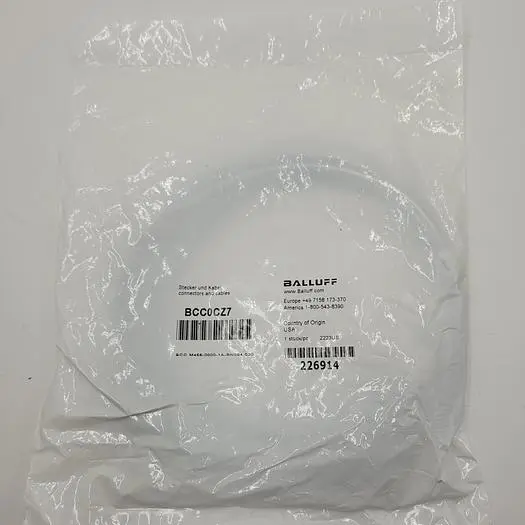 New | in-Stock BALLUFF BALLUFF BCC0CZ7 CONNECTORS & CABLES Connector Accessories | ND Industrial Surplus #1221652