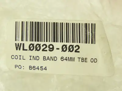 Thermatool WL0029-002 Induction Coil Band 3-1/8"ID 64mm Single Turn Tubes 8-1/2"