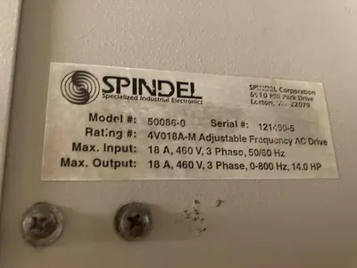 Used SPINDEL 50086-0 4V018A-M Speed Drives | Surplus Asset Holdings #1227462