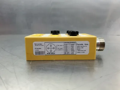 Turck VB 60-P7X7-CS12 Multibox Eurofast 6 Port 5PIN Module. 5E-16