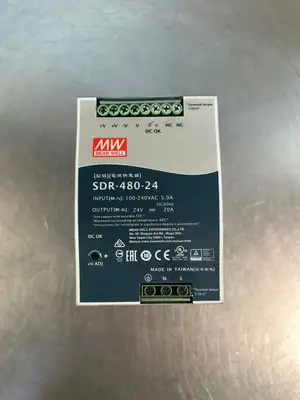Mean Well SDR-480-24 Power Supply 100-240 Vac 50/60Hz (6.3.2)