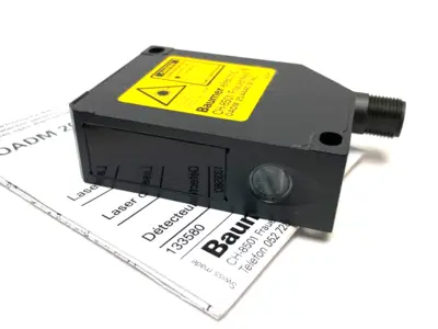 New | in-Stock Baumer Teach-In: Button Distance Sensor 30~70mm, Pulsed Red Laser Diode Sensors Michigan US | Maverick Industrial Sales #1398356