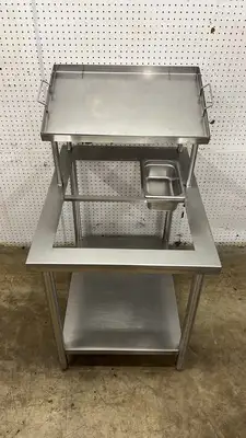 Used Falcon Restaurant Supply, Inc. Used 26" x 34" Stainless Steel Breading Station Batter and Breading Machines Illinois US | Falcon Restaurant Supply #1373503