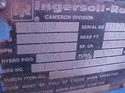 USED INGERSOL RAND 10HLV