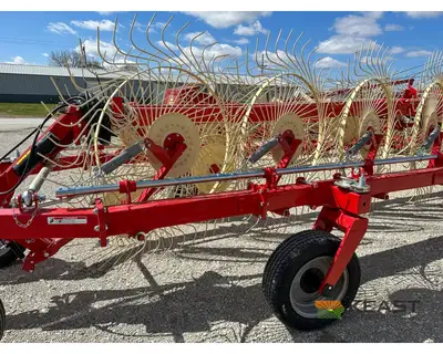 Used FARM KING TVR14 - 14 WHEEL Hay Rakes Iowa US | Keast Enterprises #1360467