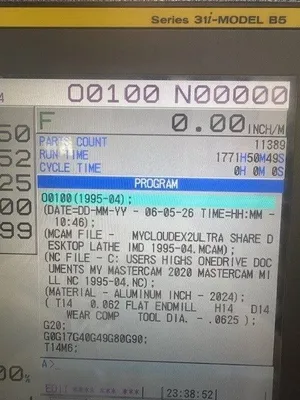 USED 2021 FANUC ROBODRILL OX-D21MIB5 ADV
