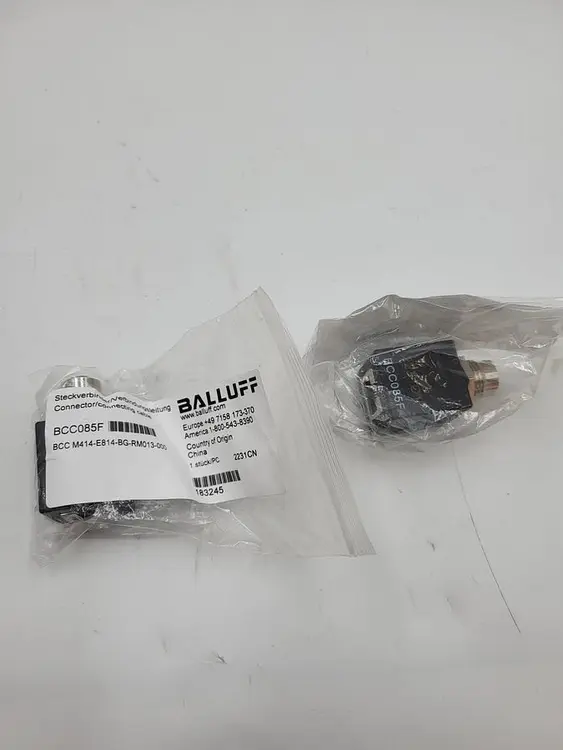 New | in-Stock BALLUFF BCC085F BALLUFF CORDSETS BCC M414-E814-BG-RM013-000 Cable & Wire | ND Industrial Surplus #1217232