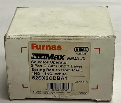 New | in-Stock FURNAS 52SX2CDBA1 Miscellaneous Equipment (Electrical & Power) | Surplus Asset Holdings #1190274