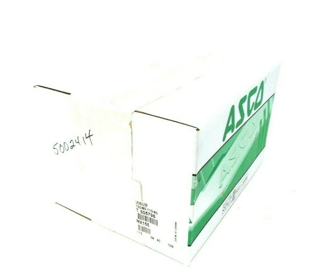 NEW SEALED ASCO L8353J39 SOLENOID VALVE 110/120 50/60 8353J39