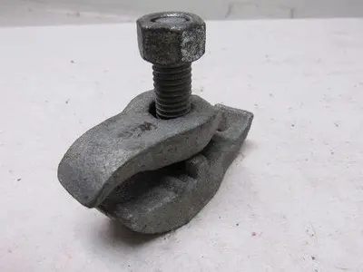 1" Conduit Pipe Tube Galvanized Malleable Iron Clamp Parallel Lot of 5