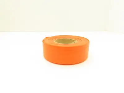 Orange High Visibility Flagging Tape Vinyl Non-Sticky 30mm Lot of 60 Rolls