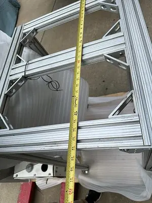 ALUMINUM STRUCTURAL FRAMING 26" W x 28" L x 44" H