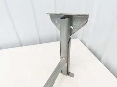 Automotion 24-1/2"W Conveyor Leg Stationary Floor Support 16" to 24"H Galvanized