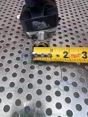 USED ITT PURE FLO .5-316L-RA20MAX DIAPHRAGM VALVE W/ 1/2" SANITARY FITTING