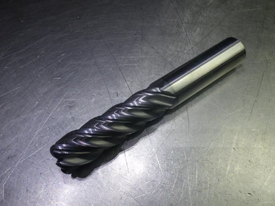 Monster 3/4" 5 Flute Carbide CR LG Endmill 3/4" Shank .19" R 295-030756B (LOC3572)