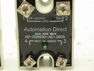 Automation Direct AD-SSR650-AC-280A Solid State Relay 50A 24-280VAC SCR Lot of 5