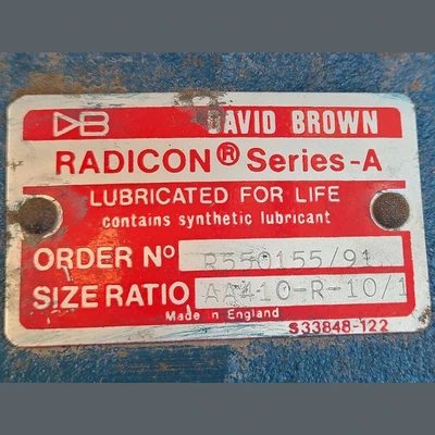 Radicon 2-Stage Speed Reducer