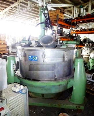 Ellerwerk 736 U-A perforate basket centrifuge, 316SS.