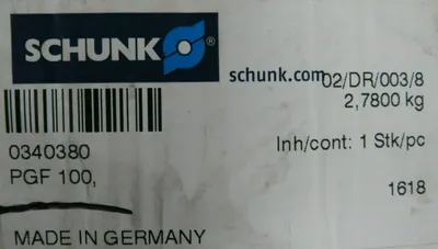 NEW SCHUNK 0340380 PNEUMATIC PARALLEL GRIPPER