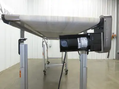 Dorner 2200 Portable Belt Conveyor 8'L x 21.25"W Variable Speed 115V 130FPM