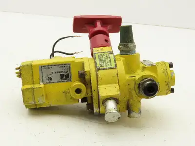 Ross Y2773A4082 Pneumatic Solenoid LOX Lock-Out Control Valve 3/2-Pos 24VDC 1/2"