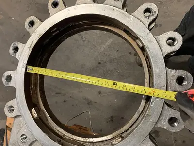 16" PNEUMATIC KNIFE GATE VALVE (SCAVENGER VALVE)