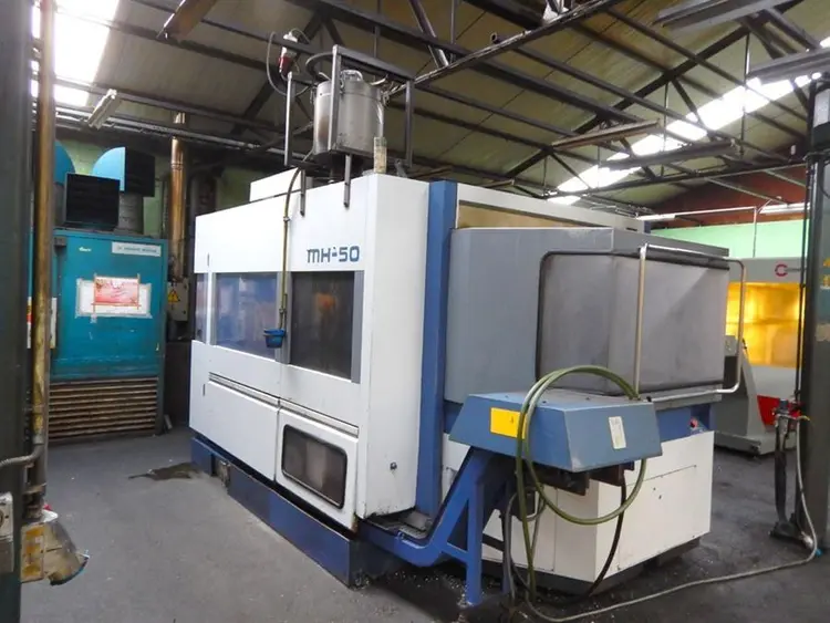 Used MORI SEIKI MH-50 2 PALLETS / 500 X 500 MM Horizontal Table Type Boring Mills BE | Apt International N.V #361933
