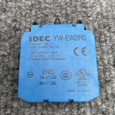 New | in-Stock IDEC YW-EW2R0 Contact Blocks California US | Davliegogo LLC #1706489