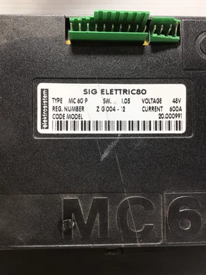 ELEKTROSISTEM SIG ELETTRIC80 MC-60 P HIGH FREQUENCY CONTROL 48V 600A
