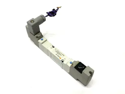 USED SMC DOUBLE SOLENOID VALVE