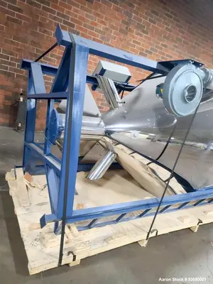 Industrial Vacuum Conveying System – Crowell 2000L, Agitator, Stainless Steel