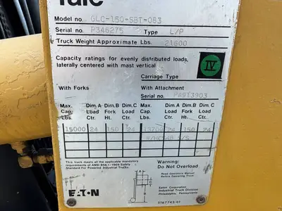 Used YALE GLC150 Liquid Propane Forklifts Minnesota US | Birnstengel Equipment #1554097