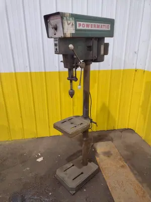 15" POWERMATIC MODEL #1150 SINGLE SPINDLE POWER DRILL PRESS: YOBRO #24294