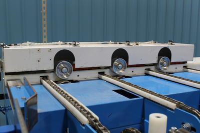 Ultimizers S-Transfer Lateral Infeed for Optimizing Saw