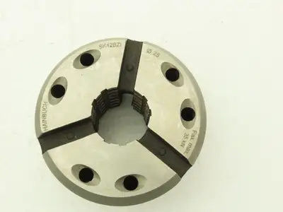 Hainbuch 3204441 Clamping Head Serrated Bore 25mm x 47mm OAL Chuck Type H