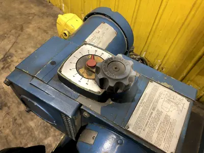 9" WIDE X 30" TABLE SUNDSTRAND VERTICAL BELT ROTARY TABLE "TIP" GRINDER: STOCK #18229