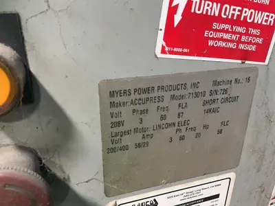 Used 1985 ACCURPRESS 713010 Press Brakes Ohio US | HGR 24 #1343709