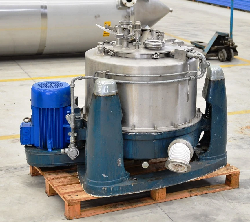 Comi-Condor ALFA/ID 600mm perforate basket centrifuge, 316SS.