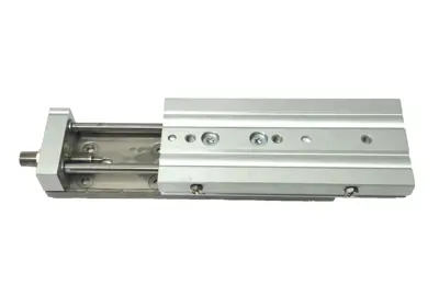 Used SMC High Precision Guided Cylinder 16mm Twin Bore, 75mm Stroke Pneumatic Cylinders Michigan US | Maverick Industrial Sales #1390626