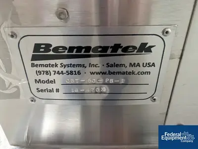 USED Bematek Bematek Colloid MilL, Model CBT-50-PB-1