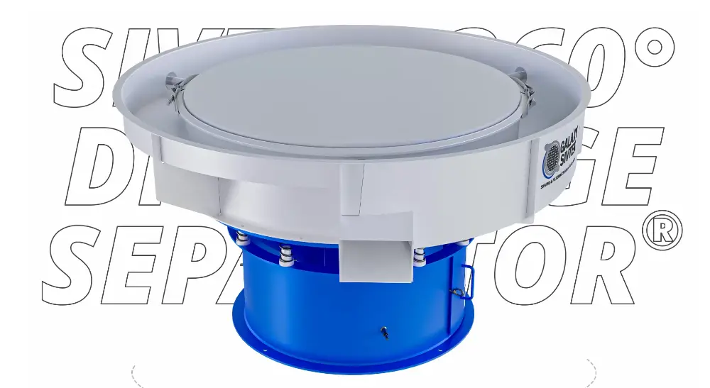 Stainless Steel 360 Deg Discharge Separator 762mm Dia