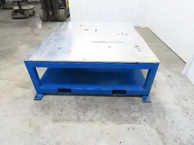 Heavy Duty 3/4" Aluminum Top Machine Welding Layout Table Work Bench 75x63"