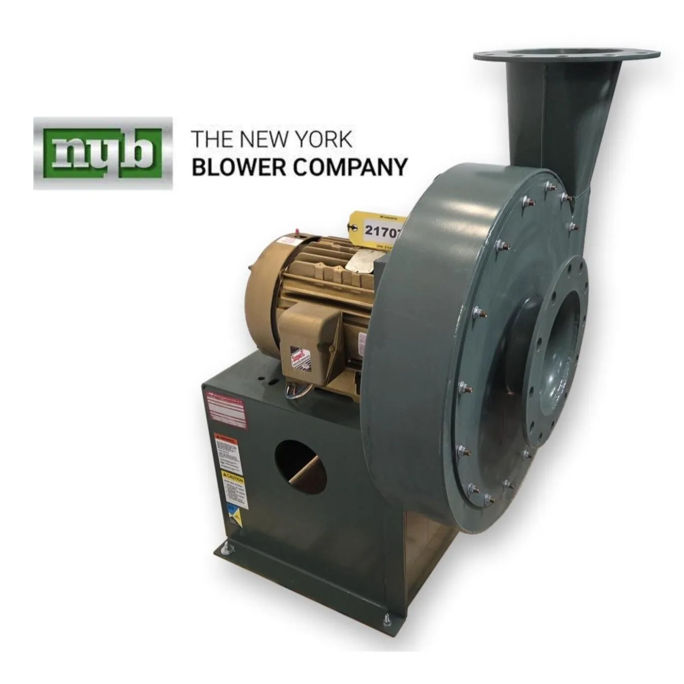 NEW NEW YORK BLOWER CO. 1910 ALUM