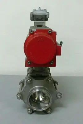 USED TRIAD CONTROLS 2R300SR 150 PSI ACTUATOR + 4" CF8M 1000 WOG VALVE & APL-210N