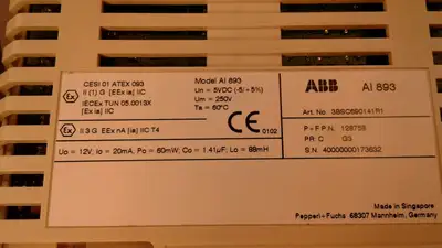 ABB S800 I/O 3BSC690141R1 AI893 MODULE. 3B