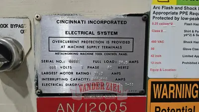 Cincinnati 12’ x 230 Ton Hydraulic Press Brake, Model 230 FMII x 10